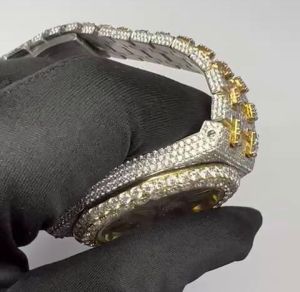 Round Dial Moissanite Watch