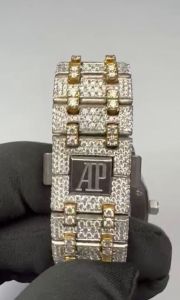 Round Dial Moissanite Watch