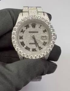 Silver Moissanite Watch