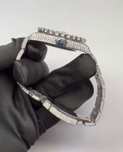 Silver Moissanite Watch