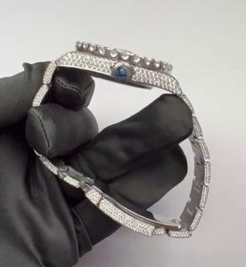 Silver Moissanite Watch