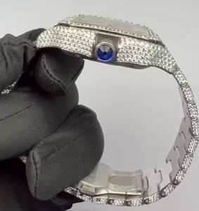 Square Dial Moissanite Watch