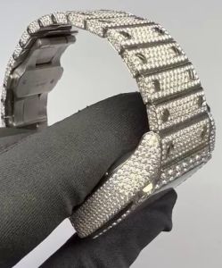 Square Dial Moissanite Watch