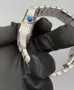 Square Dial Moissanite Watch