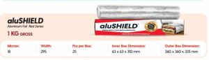 Alushield Red Series 1Kg Gross Aluminium Foil Rolls