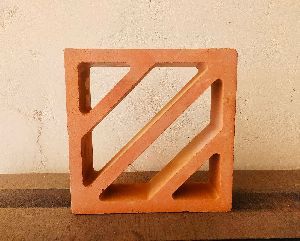 Square Terracotta Clay Jali