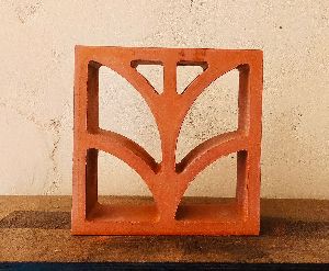 Square Terracotta Clay Jali