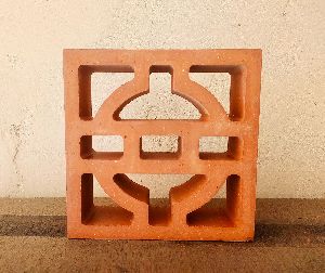 Square Terracotta Clay Jali
