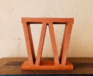 Square Terracotta Clay Jali