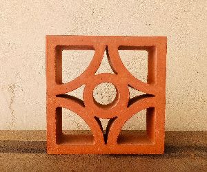 Square Terracotta Clay Jali