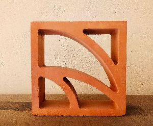 Square Terracotta Clay Jali