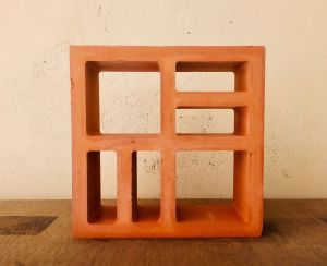 Square Terracotta Clay Jali