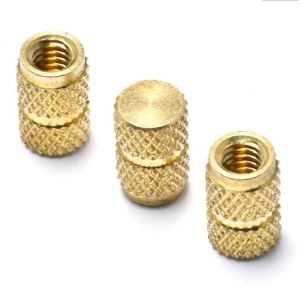 Brass Diamond Knurling Insert