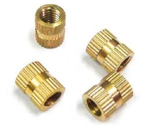 Straight Knurl Brass Insert