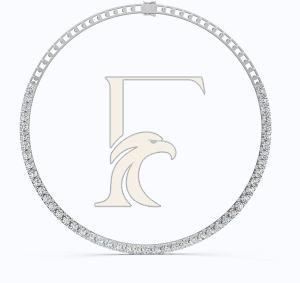 14K Rose Gold Tennis Necklace