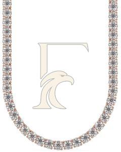 4.5MM Round Diamond Tennis Chain
