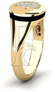 9K Rose Gold Pinky Eroce Ring