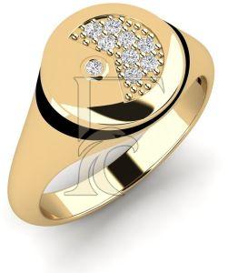 9K Rose Gold Pinky Eroce Ring