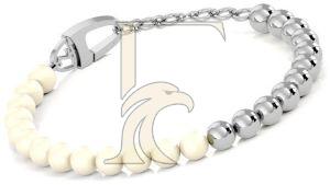 Amazonite Selenite Half N Half Bracelet