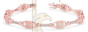 Elegance Classic Gold Brass Bracelet