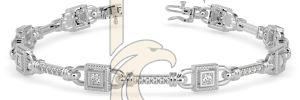 Elegance Classic Gold Brass Bracelet