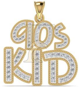 Elegant Design Natural Diamond Hip-Hop Pendant