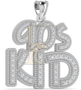 Elegant Design Natural Diamond Hip-Hop Pendant