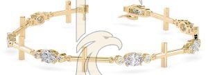 Elegant Simplicity Designed Diamond Bracelet