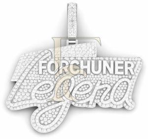 \'Fochuner Legend\' Hip Hop Customized Diamond Pendant