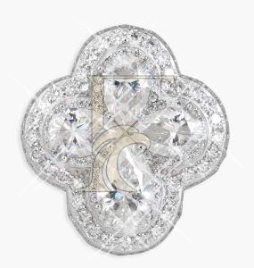 Four Leaf Clover Diamond Ring