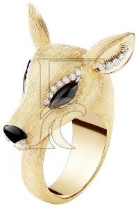 Hopi the Humming Bird Gold Ring