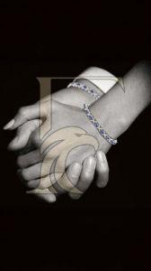 Hugs & Kisses Tanzanite Diamond Bracelet