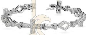 Modern Diamond Studded Bracelet