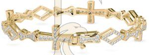 Modern Diamond Studded Bracelet