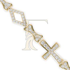 Modern Diamond Studded Bracelet