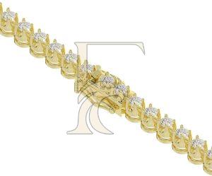Round Bezel Diamond Necklace