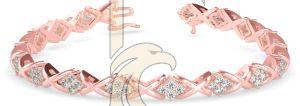 Round Elegant Infinity Design Diamonds Bracelet