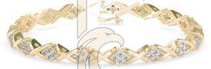 Round Elegant Infinity Design Diamonds Bracelet