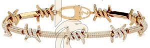 Round Female Barbed Wired Bracelet