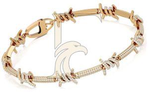 Round Female Barbed Wired Bracelet