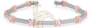 The Cross Corset Tennis Bracelet