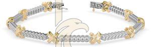 The Cross Corset Tennis Bracelet