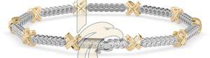 The Cross Corset Tennis Bracelet