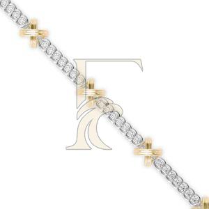 The Cross Corset Tennis Bracelet