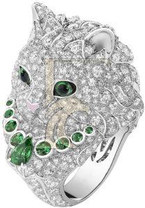 Wladimir Cat Design Diamond Ring