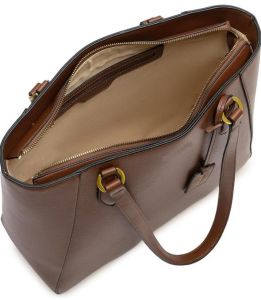 Ladies Classic Structured Tote Handbag with Shoulder Straps