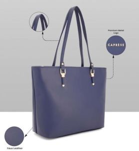 ladies classic dual shoulder straps tote handbag