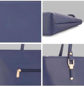 ladies classic dual shoulder straps tote handbag