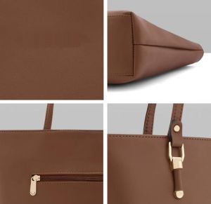 Ladies Classic Tote Handbag with Shoulder Straps