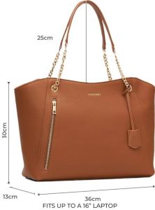 Ladies Premium Tote Handbag with Chain Handles